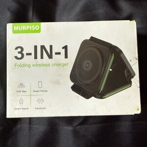 Black Folding Wireless Charger